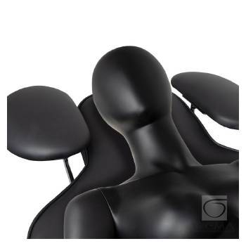 Fotel zabiegowy do rzęs Ivette czarny