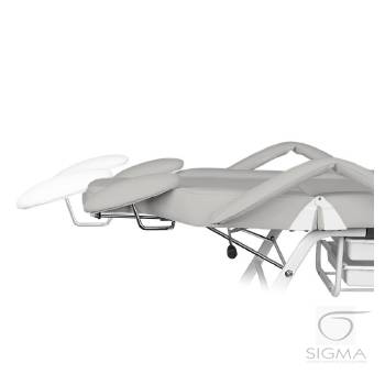 Fotel zabiegowy do rzęs Ivette szary