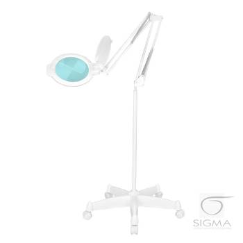 Lampa lupa LED Moonlight 8012/5" White ze statywem