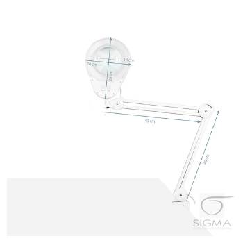 Lampa lupa led Eco white do blatu