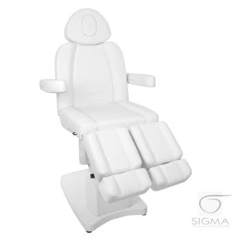 Fotel kosmetyczny Azzurro 708AS PEDI biały