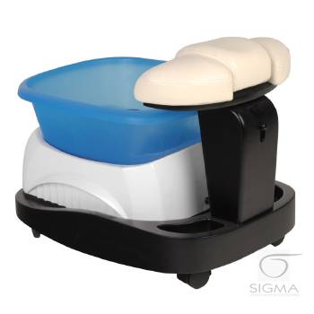 Brodzik Azzurro z masażerem i wózkiem