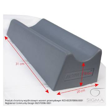 Podnóżek do pedicure na fotel ACT szary