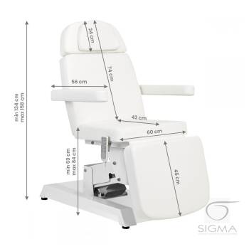Fotel Expert W-12 4 silniki biały