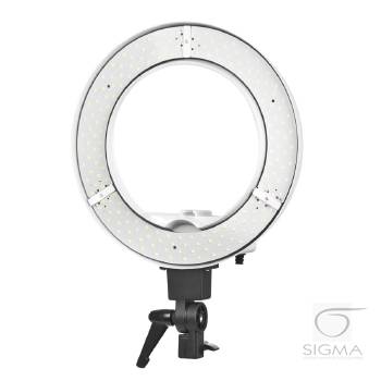 Lampa Light Ring 12" 35W LED biała + statyw