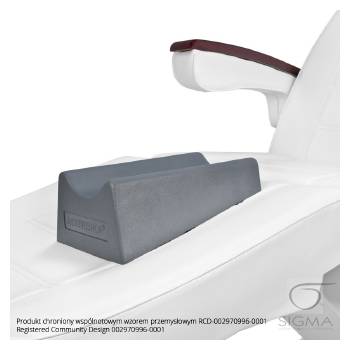 Podnóżek do pedicure na fotel ACT szary