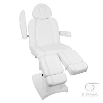 Fotel kosmetyczny Azzurro 708AS PEDI biały