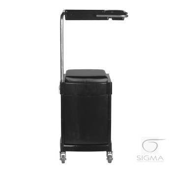 Pomocnik-taboret do pedicure 23 plus czarny