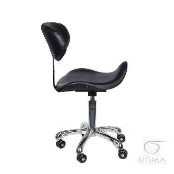 Taboret kosmetyczny 1637 czarny