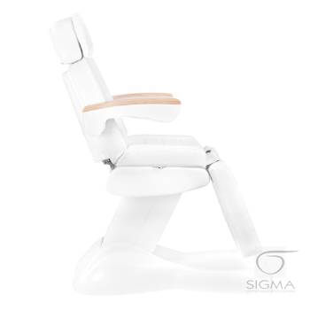 Fotel kosmetyczny Lux PEDI 5M biały