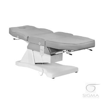 Fotel kosmetyczny elektryczny Soft 1 siln. szary