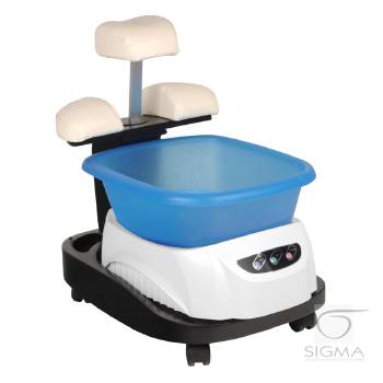 Brodzik Azzurro z masażerem i wózkiem