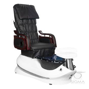 Fotel pedicure SPA AS-261 cz-b. z funkcją masażu