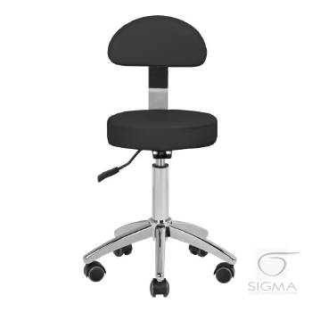 Taboret kosmetyczny AM-304 czarny