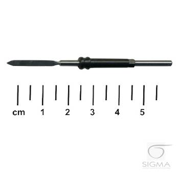 Nóż prosty długość 20x2,5mm - elektroda
