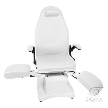 Fotel podologiczny Azzurro 709A 3 siln. biały