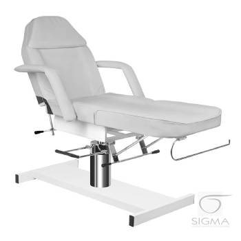 Fotel kosmetyczny hyd. A 210 szary