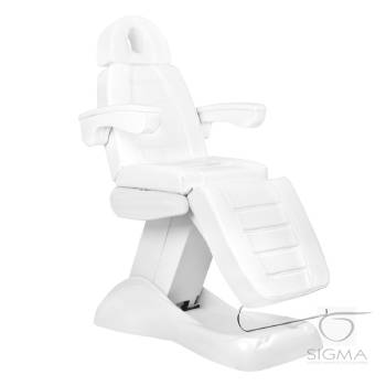 Fotel kosmetyczny LUX 4M biały z kołyską