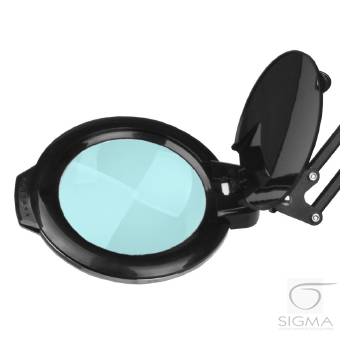 Lampa lupa Moonlight 8012/5" LED SMD 5D czarna