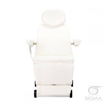 Fotel kosmetyczny Azzurro 873 obrotowy,biały