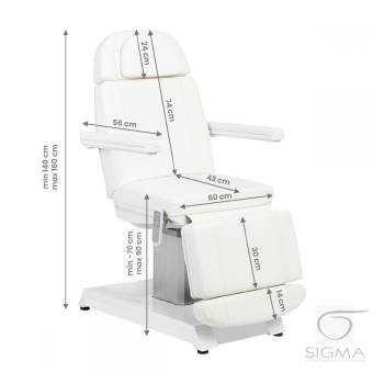 Fotel Expert W-16B 3 silniki biały