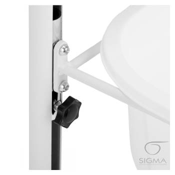 Brodzik do pedicure z regulowaną wysokością biały