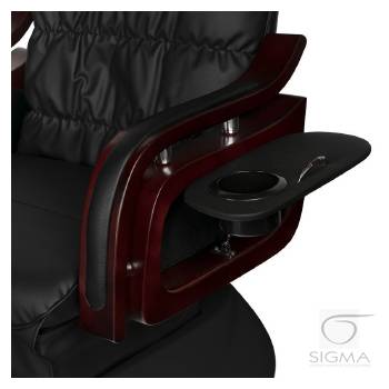 Fotel pedicure SPA AS-261 czarny z funkcją masażu