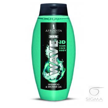 MEN żel pod prysznic i szampon 2w1 WAVE 250ml