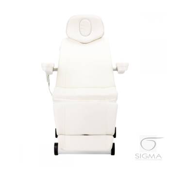 Fotel kosmetyczny Azzurro 873 obrotowy,biały