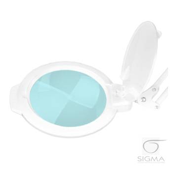 Lampa lupa LED Moonlight 8012/5" White ze statywem