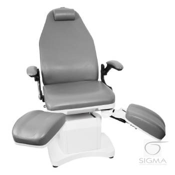 Fotel podologiczny Azzurro 709A 3 siln. szary