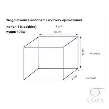 Fotel kosmetyczny hyd. A 210 szary