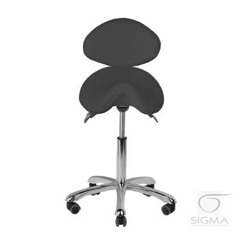 Taboret kosmetyczny Giovanni 1025 czarny