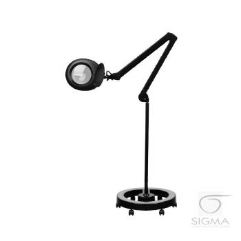 Lampa lupa Elegante 6025 black ze statywem