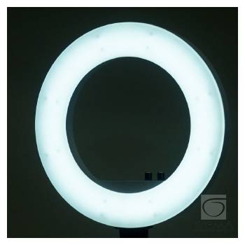 Lampa Light Ring 18" 48W LED biała + statyw