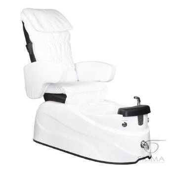 Fotel pedicure SPA AS-122 biały z funkcją masażu