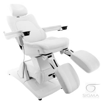Fotel kosmetyczny Azzurro 870S PEDI biały