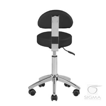 Taboret kosmetyczny AM-304 czarny