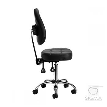 Taboret kosmetyczny H14 czarny