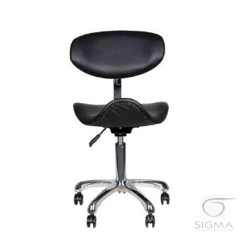 Taboret kosmetyczny 1637 czarny