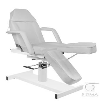 Fotel kosmetyczny hyd. A 210C PEDI szary