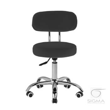 Taboret kosmetyczny do pedicure A-007 czarny