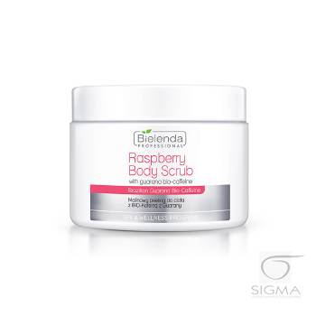 Malinowy peeling do ciała z Bio-kofeiną 550g
