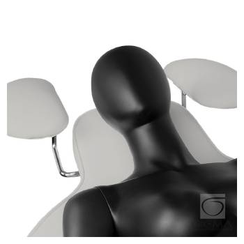 Fotel zabiegowy do rzęs Ivette szary