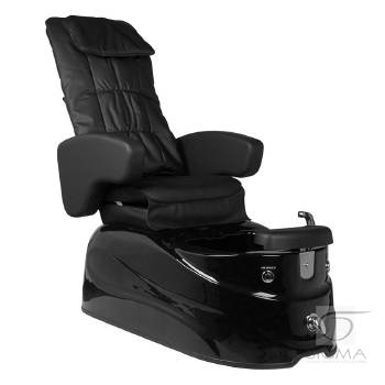 Fotel pedicure SPA AS-122 czarny z funkcją masażu
