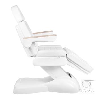 Fotel elektryczny LUX 273B 3 silniki biały