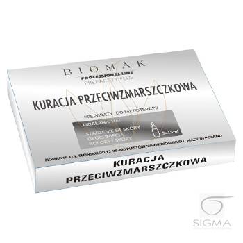 Biomak kuracja przeciwzmarszczkowa 5x15ml