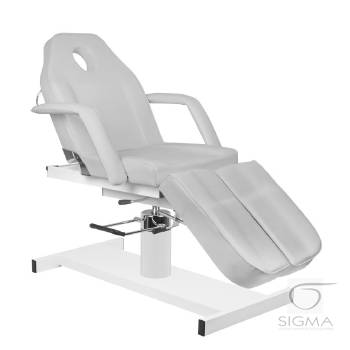 Fotel kosmetyczny hyd. A 210C PEDI szary