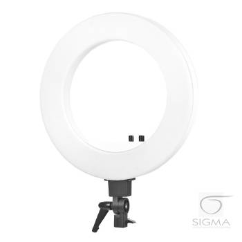 Lampa Light Ring 18" 48W LED biała + statyw