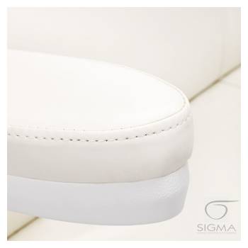 Fotel kosmetyczny Azzurro 873 obrotowy,biały